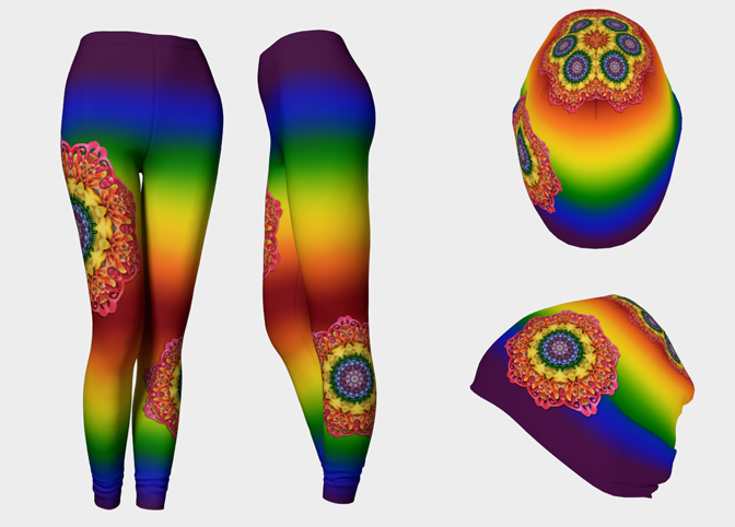 Leggings and beanie design from "LoveWins."